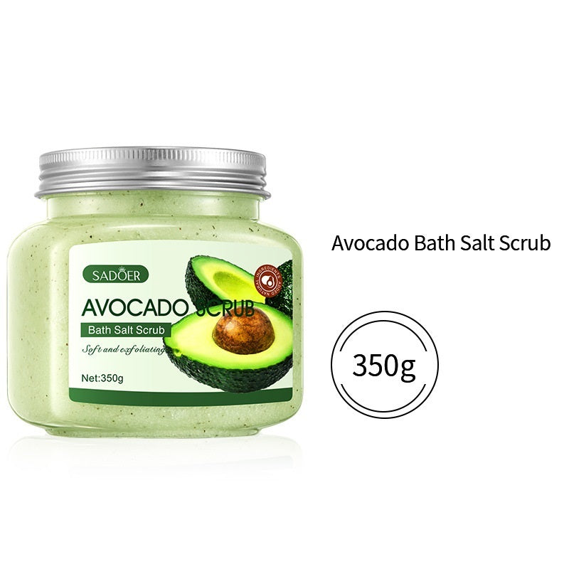 Exfoliating Fruit Bath Salt Scrub Cream 350g