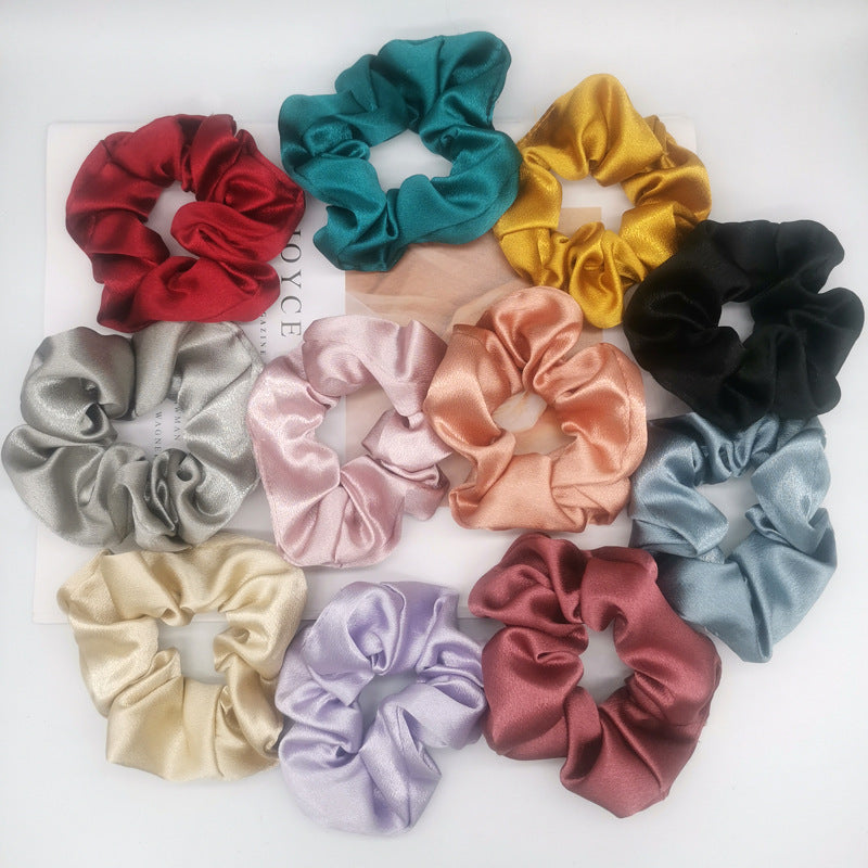 Silk Satin Hair Scrunchies