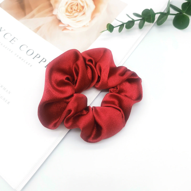 Silk Satin Hair Scrunchies